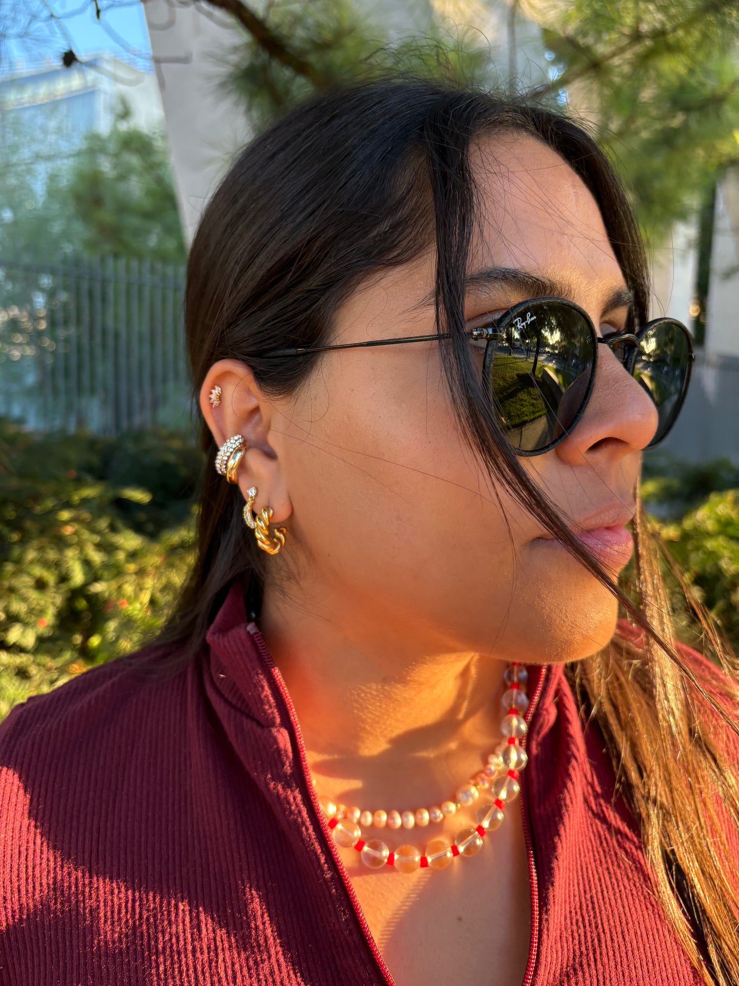 Coral Pearl Necklace