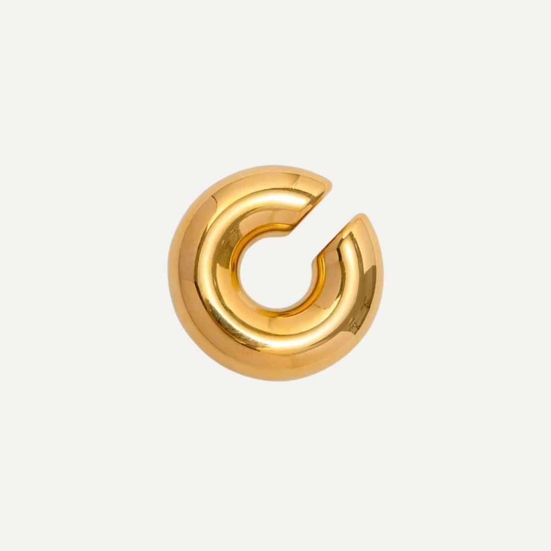 C Ear cuff Gold & Silver