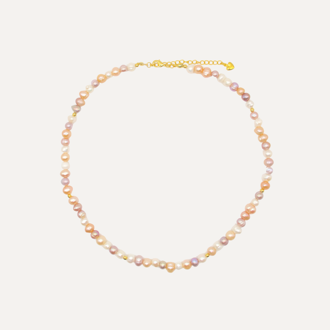 Coral Pearl Necklace