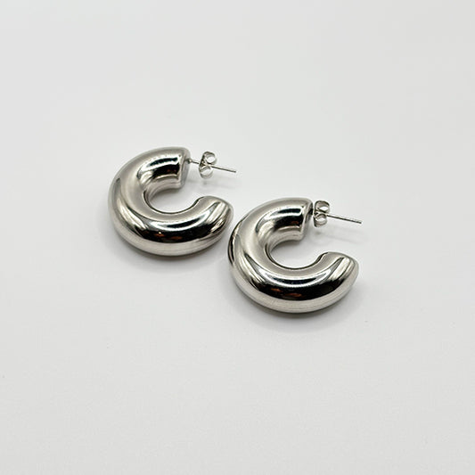 Big Silver Hoop