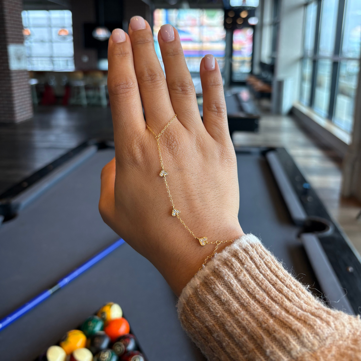 Heart Hand Chain