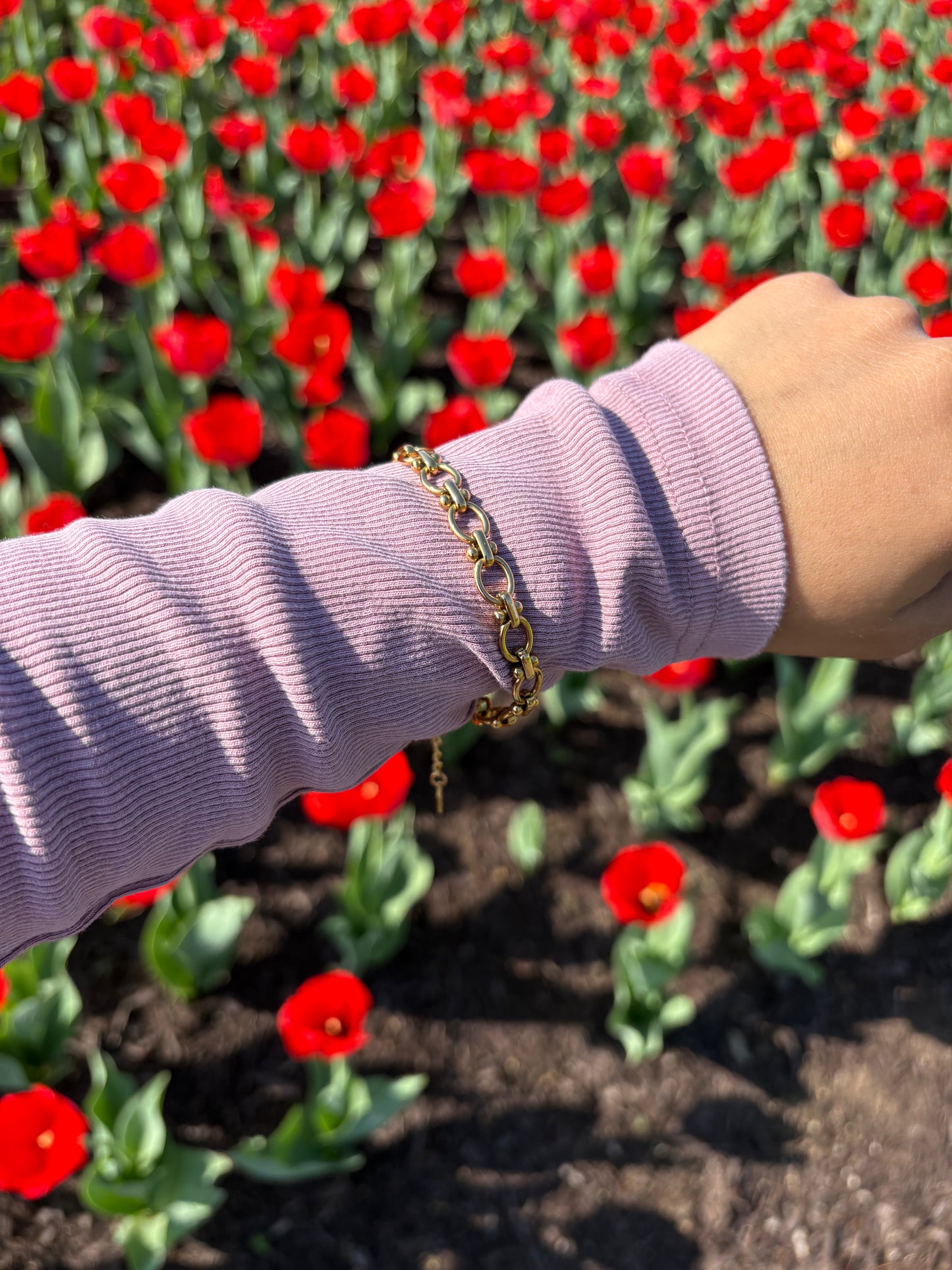 Circle Paperclip Bracelet