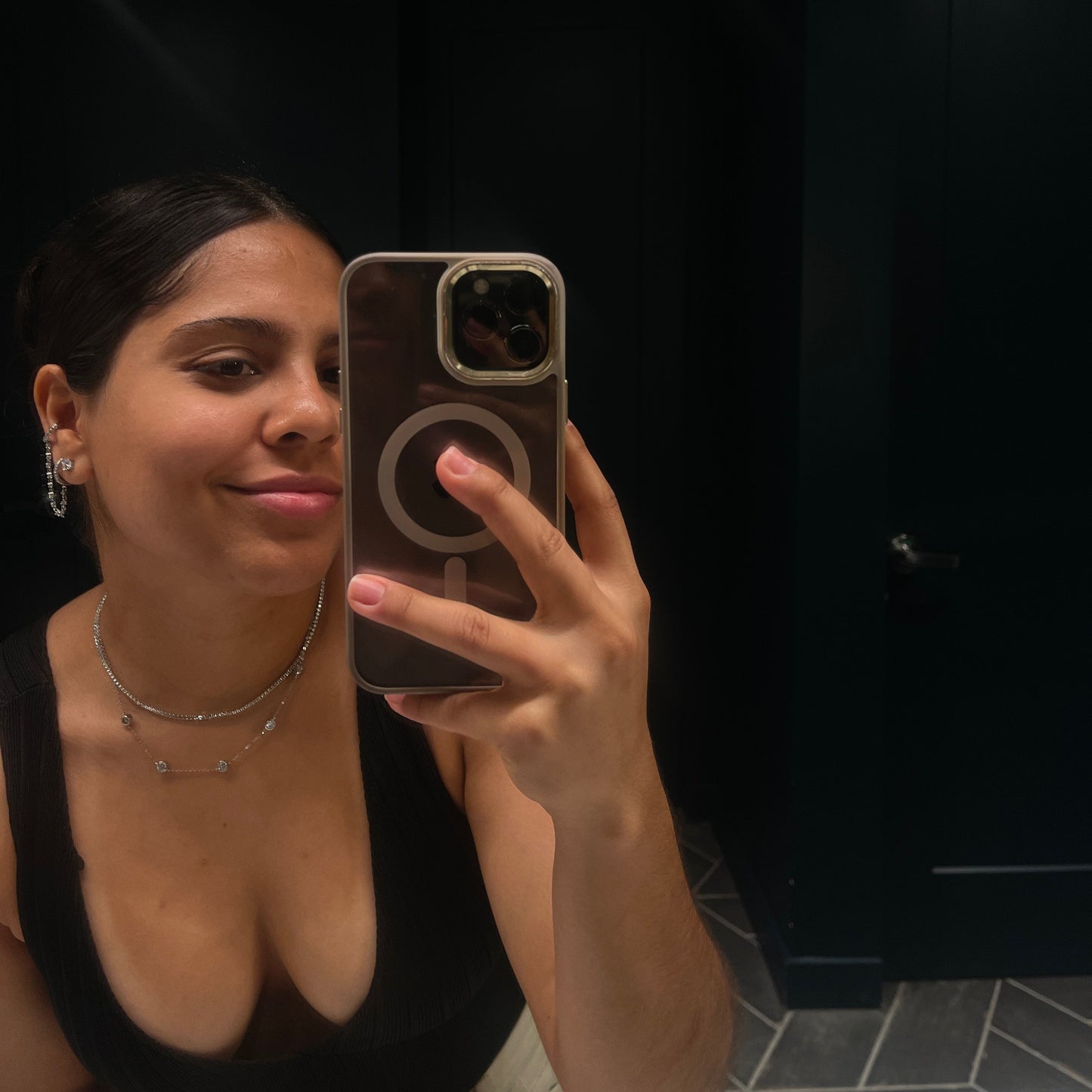 Moon Moissanite Necklace