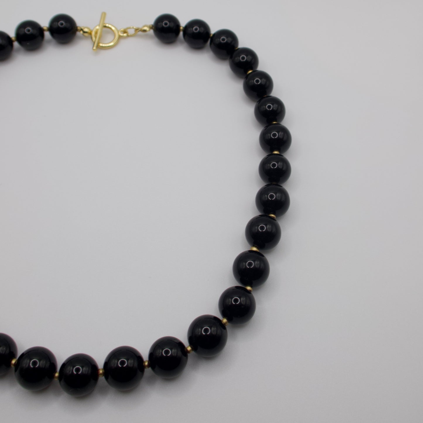 Moon Black Necklace